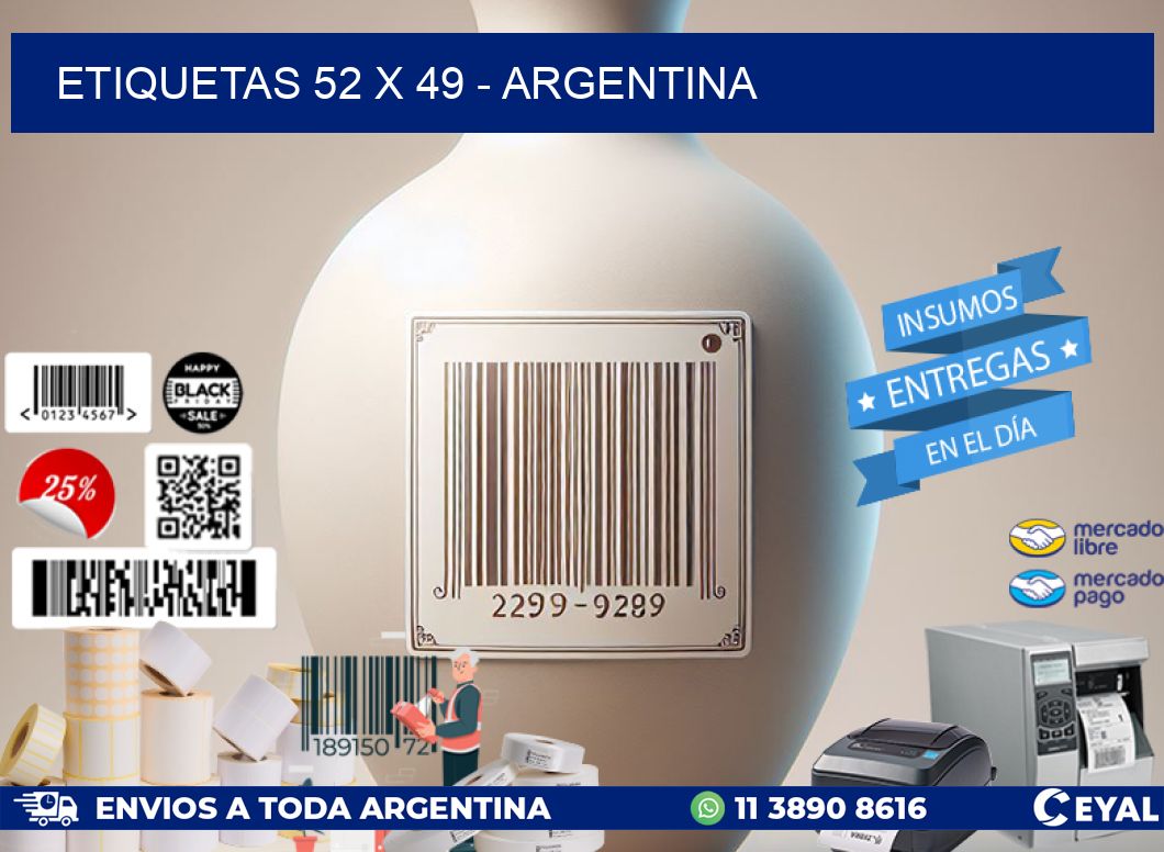 ETIQUETAS 52 x 49 - ARGENTINA