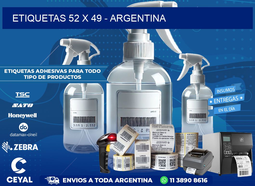 ETIQUETAS 52 x 49 – ARGENTINA