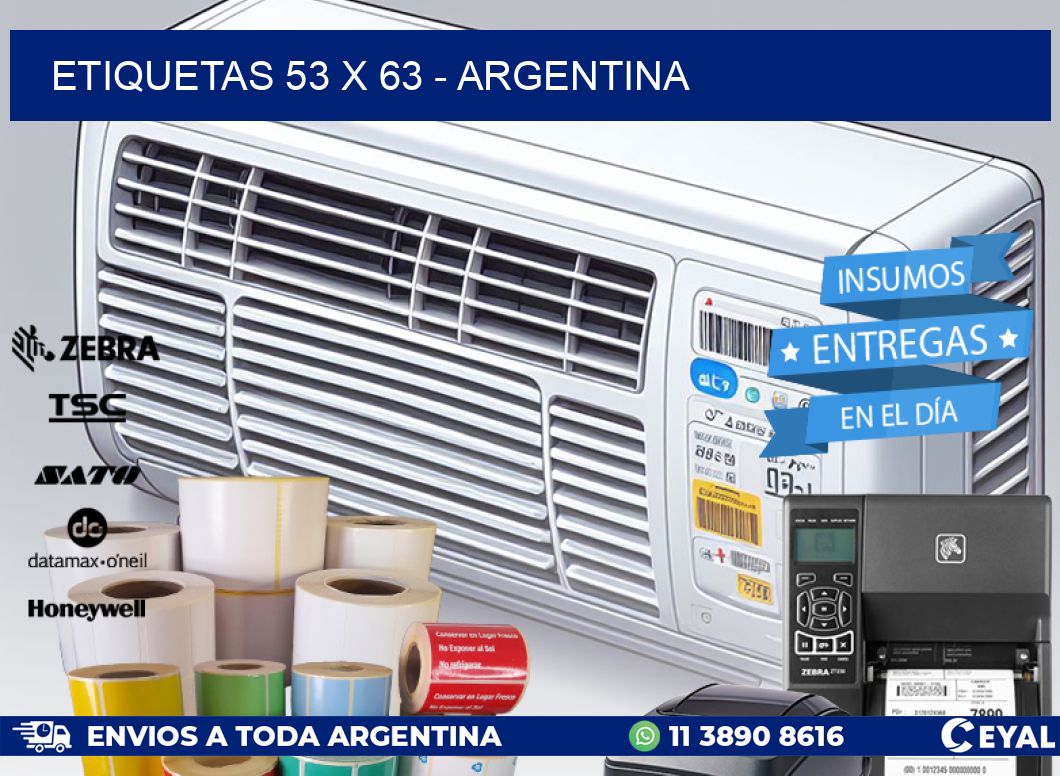 ETIQUETAS 53 x 63 - ARGENTINA