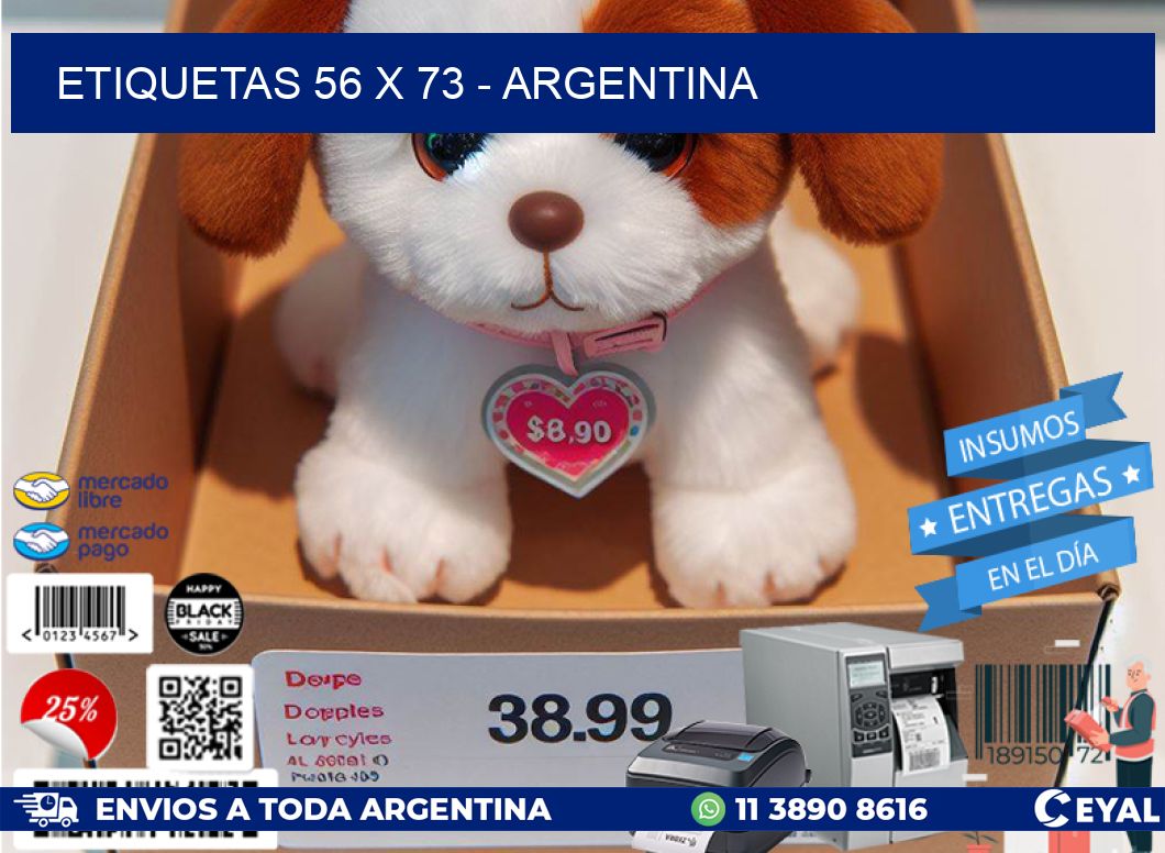 ETIQUETAS 56 x 73 - ARGENTINA