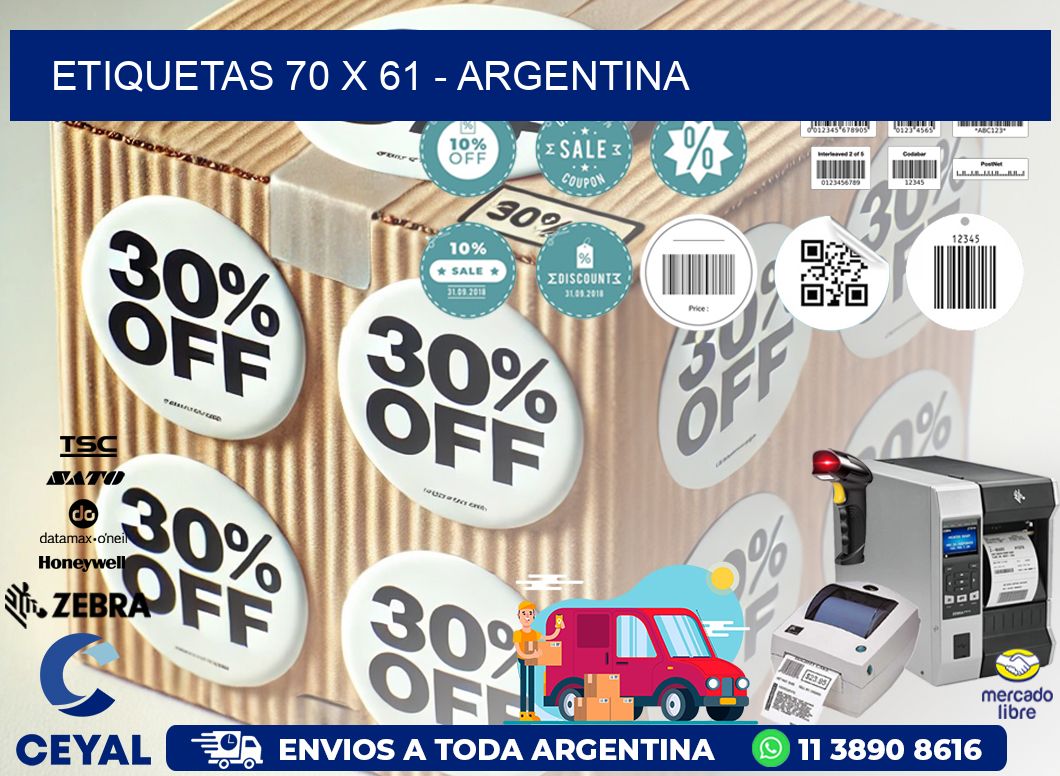 ETIQUETAS 70 x 61 - ARGENTINA