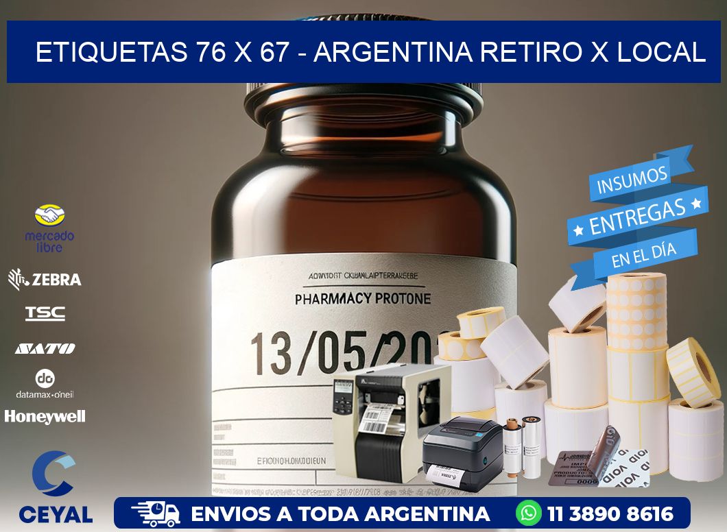 ETIQUETAS 76 x 67 – ARGENTINA RETIRO X LOCAL