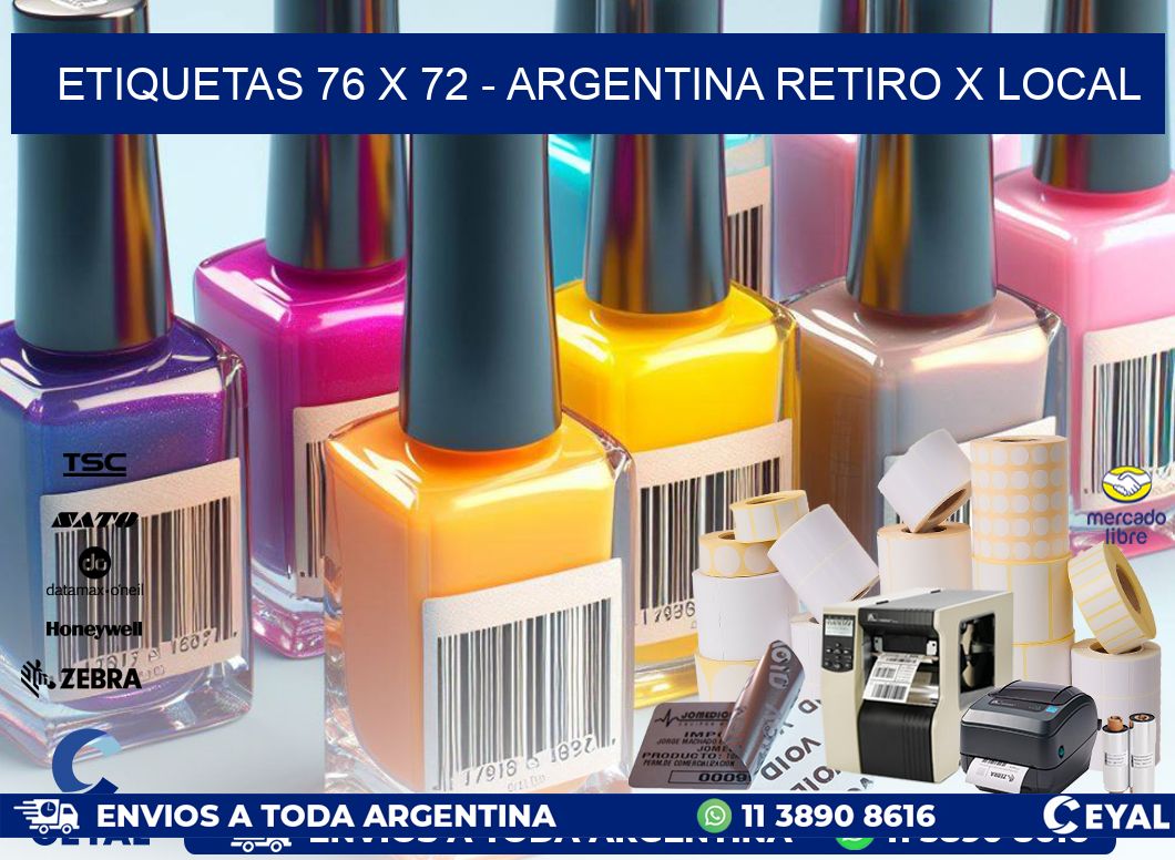 ETIQUETAS 76 x 72 – ARGENTINA RETIRO X LOCAL