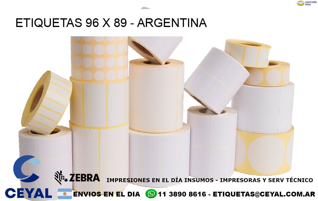 ETIQUETAS 96 x 89 - ARGENTINA