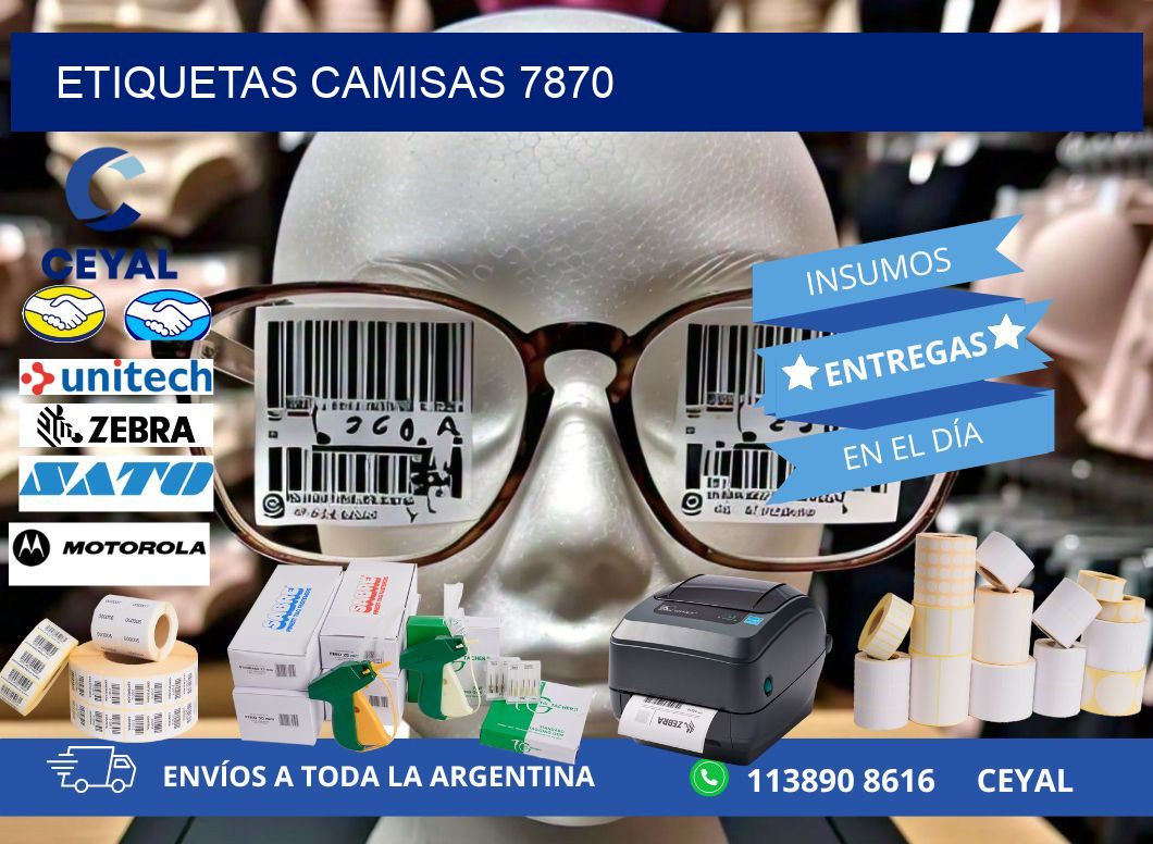 ETIQUETAS CAMISAS 7870