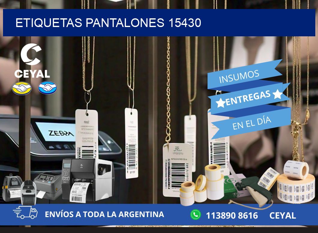 ETIQUETAS PANTALONES 15430