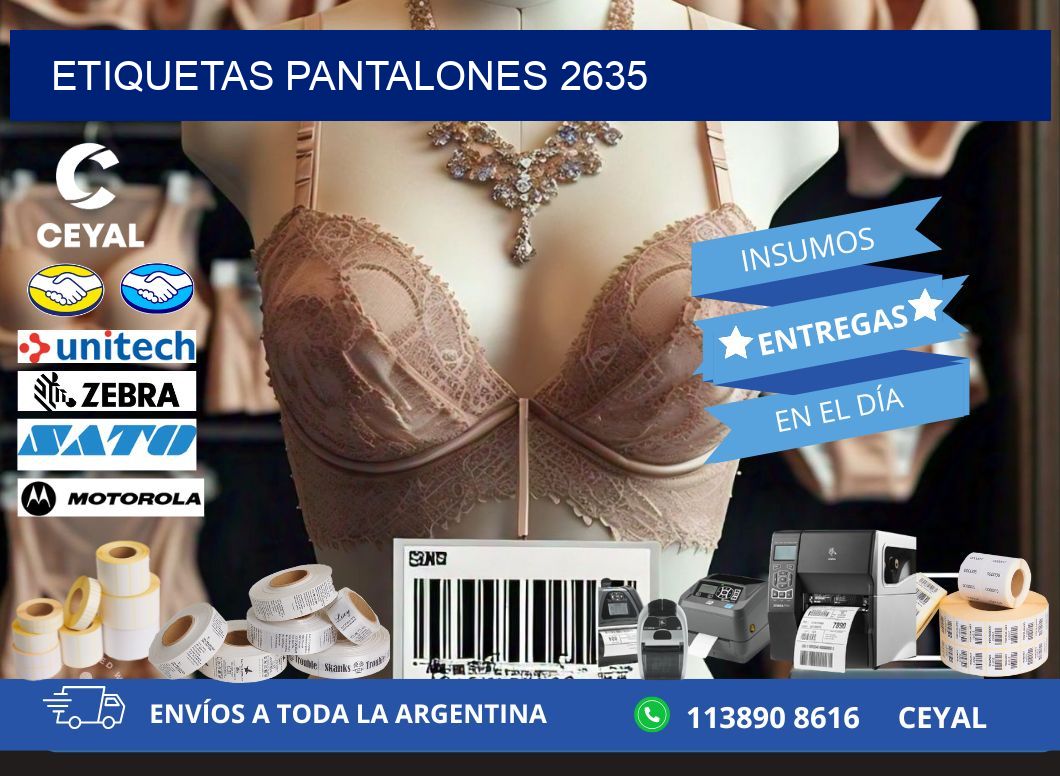 ETIQUETAS PANTALONES 2635