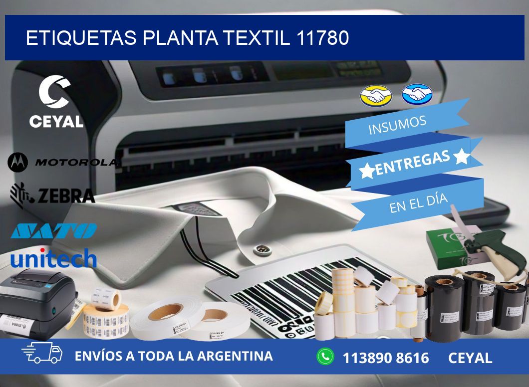 ETIQUETAS PLANTA TEXTIL 11780