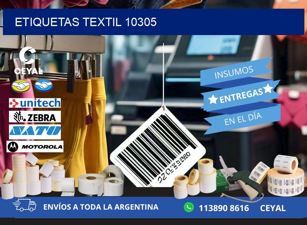 ETIQUETAS TEXTIL 10305