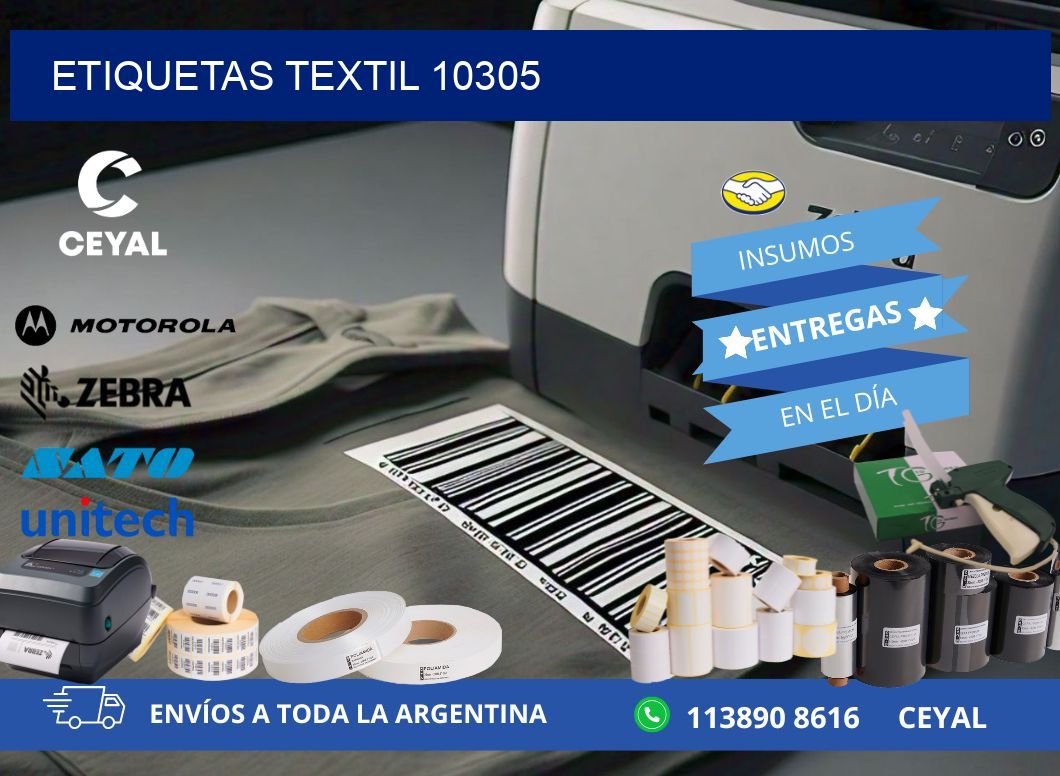 ETIQUETAS TEXTIL 10305