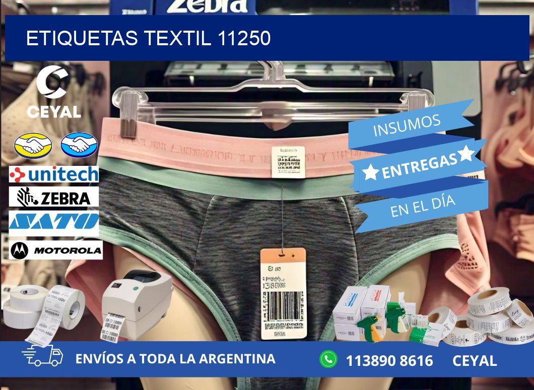 ETIQUETAS TEXTIL 11250