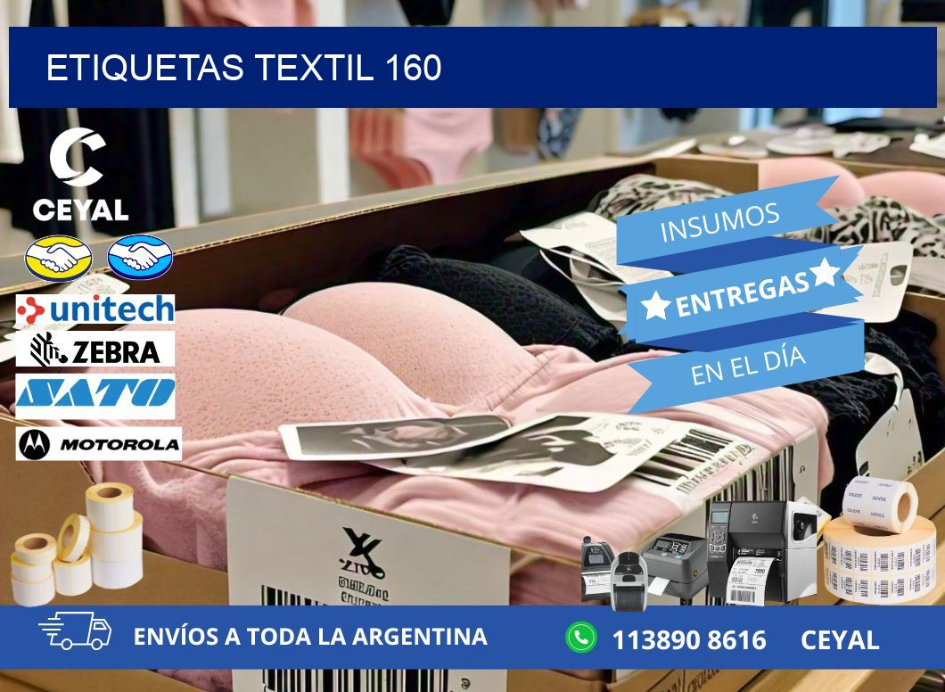 ETIQUETAS TEXTIL 160