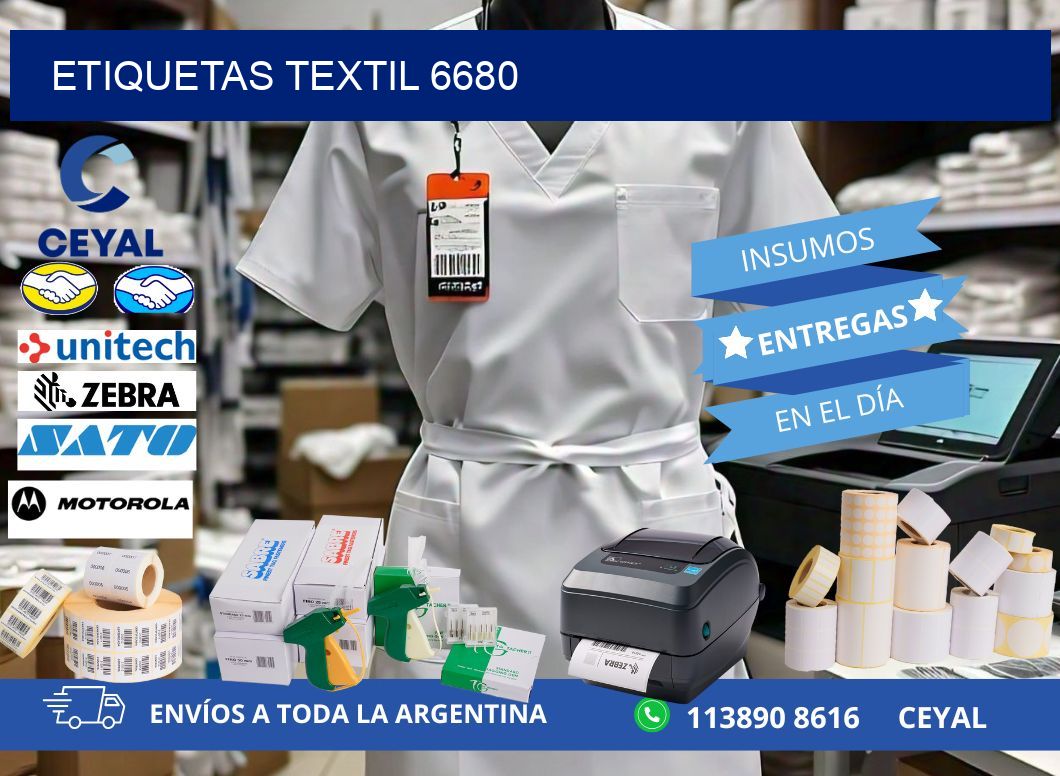 ETIQUETAS TEXTIL 6680