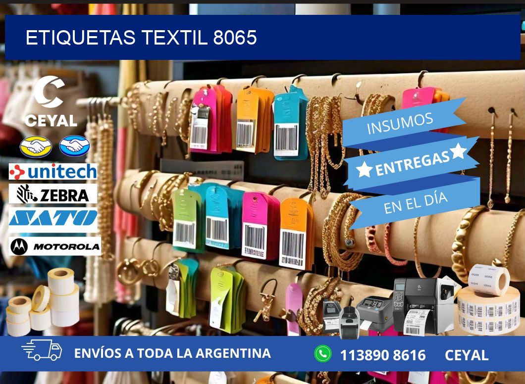 ETIQUETAS TEXTIL 8065