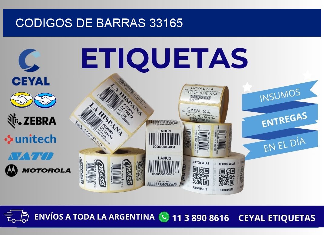 CODIGOS DE BARRAS 33165