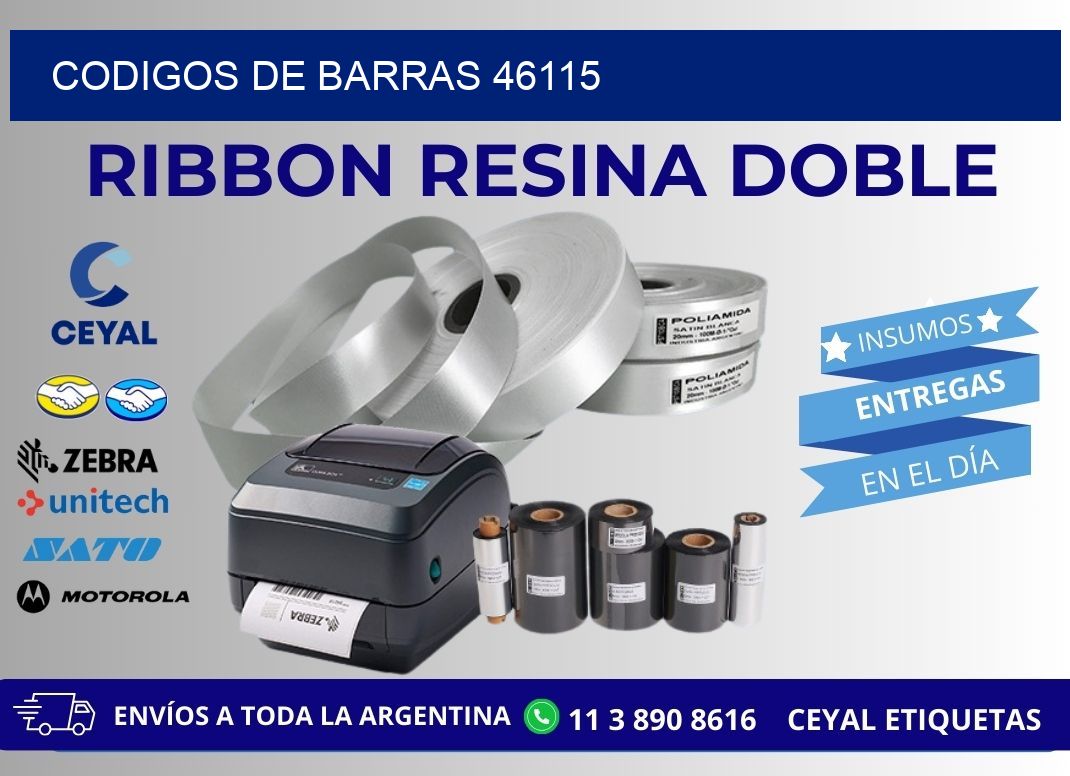 CODIGOS DE BARRAS 46115