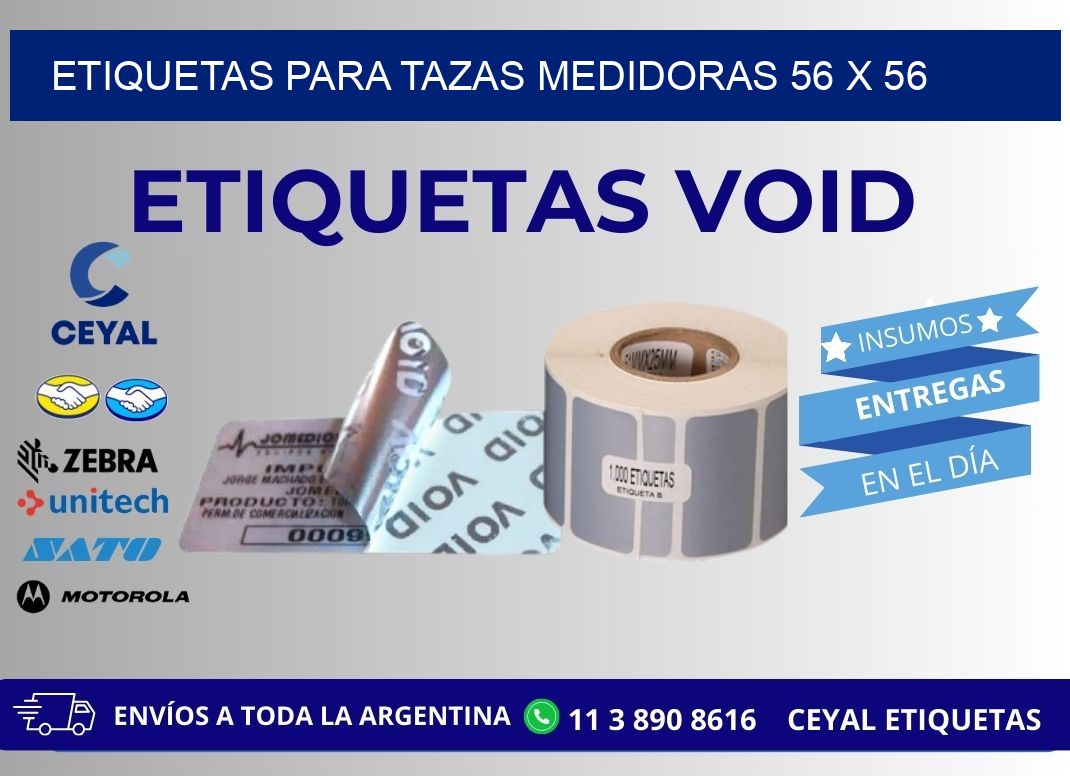 ETIQUETAS PARA TAZAS MEDIDORAS 56 x 56