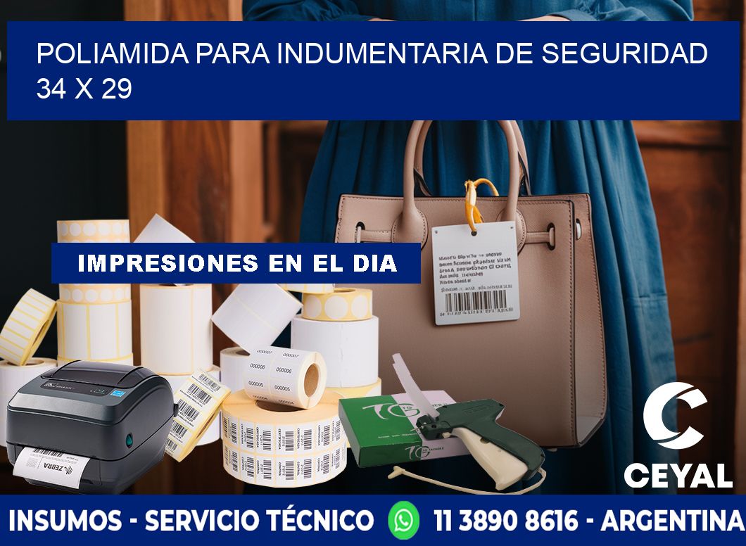 POLIAMIDA PARA INDUMENTARIA DE SEGURIDAD  34 x 29