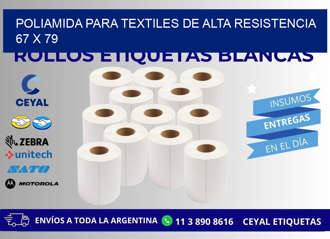 POLIAMIDA PARA TEXTILES DE ALTA RESISTENCIA  67 x 79