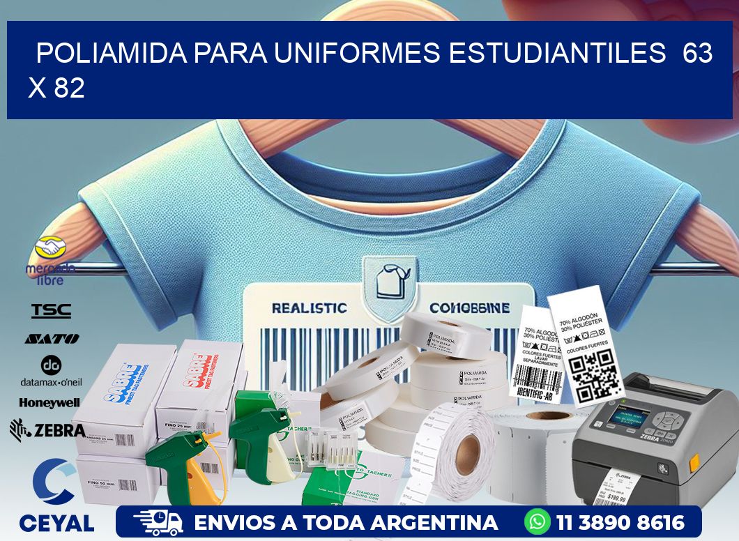 POLIAMIDA PARA UNIFORMES ESTUDIANTILES  63 x 82