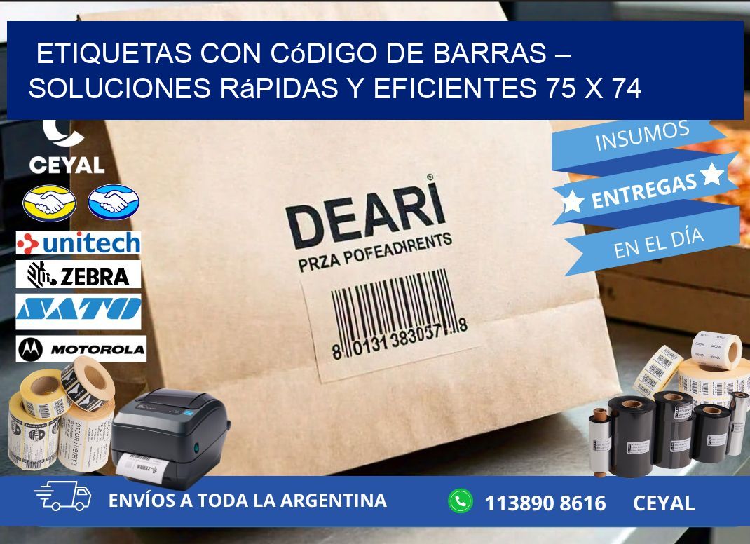 Etiquetas con Código de Barras – Soluciones Rápidas y Eficientes 75 x 74