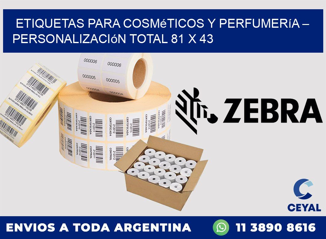 Etiquetas para Cosméticos y Perfumería – Personalización Total 81 x 43