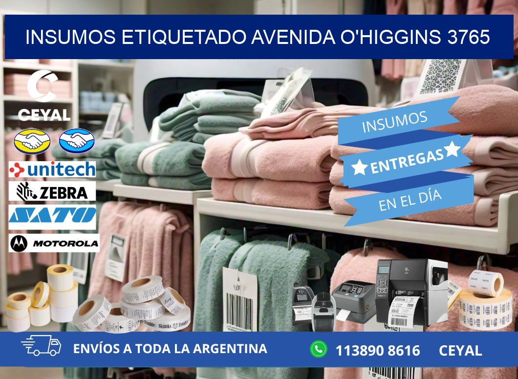 INSUMOS ETIQUETADO Avenida O'Higgins 3765