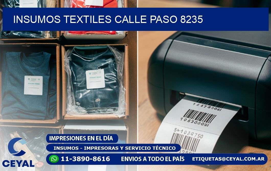 INSUMOS TEXTILES CALLE PASO 8235