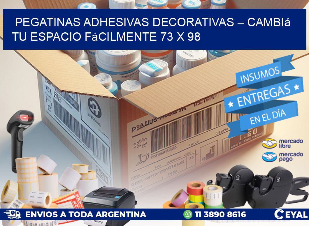 Pegatinas Adhesivas Decorativas – Cambiá Tu Espacio Fácilmente 73 x 98