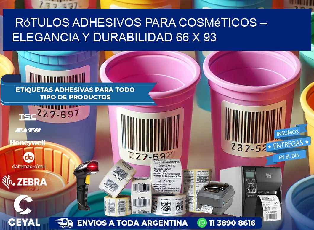 Rótulos Adhesivos para Cosméticos – Elegancia y Durabilidad 66 x 93