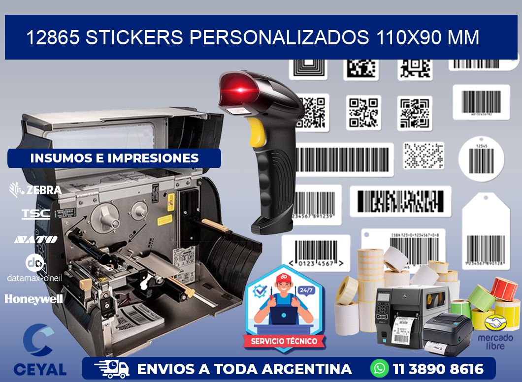 12865 STICKERS PERSONALIZADOS 110x90 mm