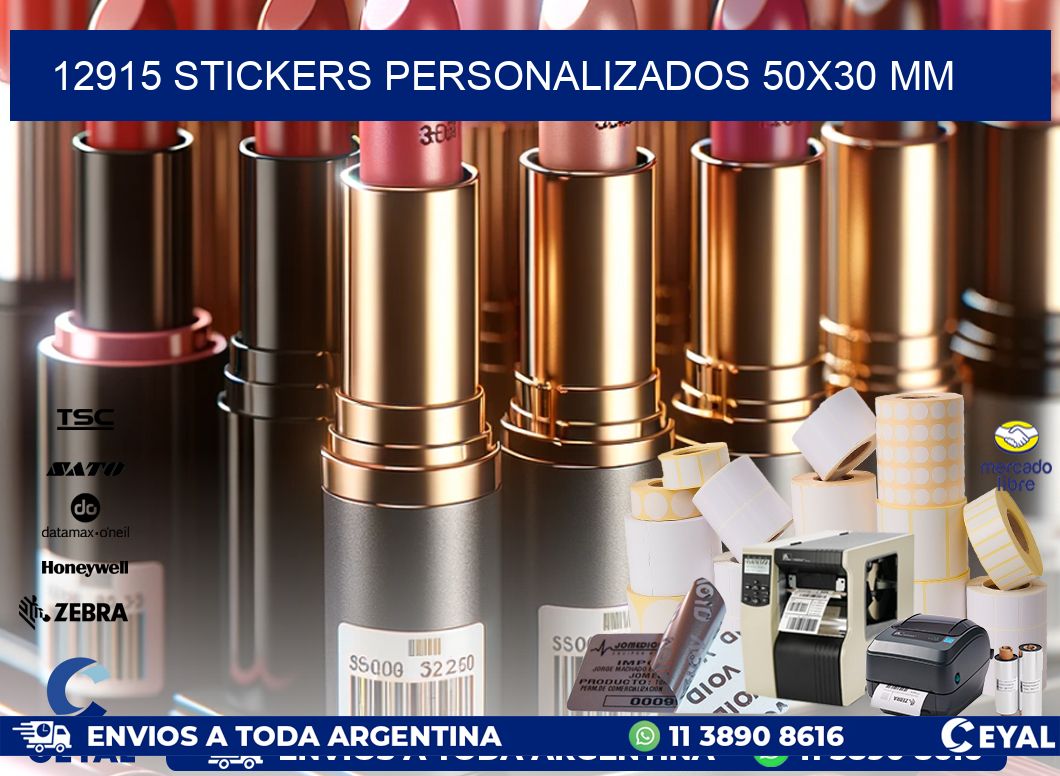 12915 STICKERS PERSONALIZADOS 50×30 mm