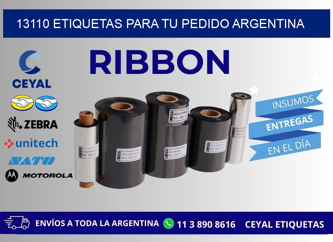 13110 ETIQUETAS PARA TU PEDIDO ARGENTINA