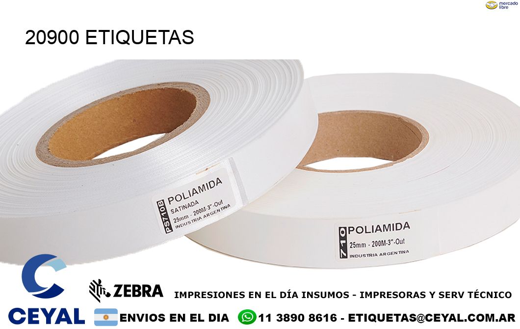 20900 ETIQUETAS
