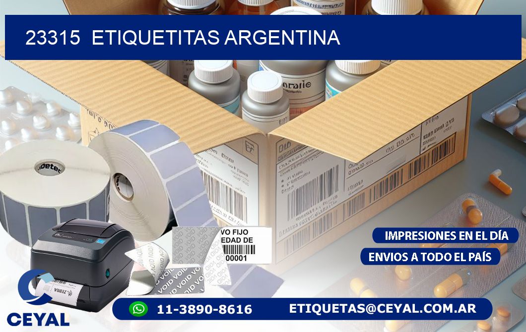 23315  Etiquetitas Argentina