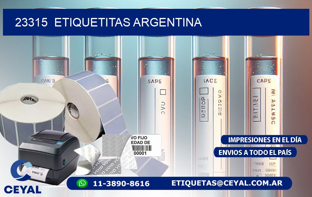 23315  Etiquetitas Argentina