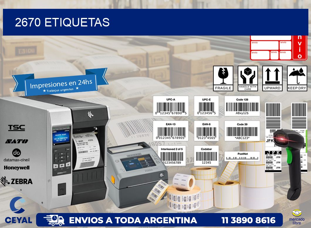 2670 ETIQUETAS