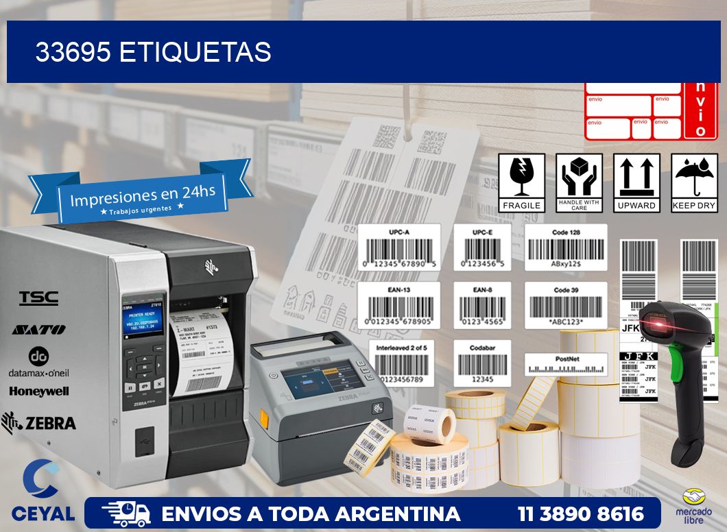 33695 ETIQUETAS