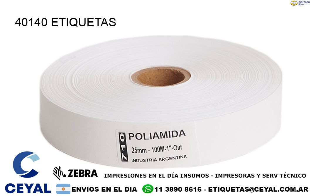 40140 ETIQUETAS