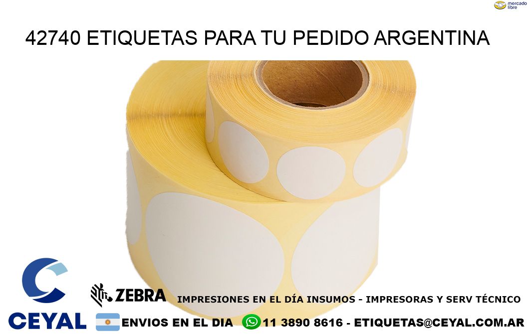 42740 ETIQUETAS PARA TU PEDIDO ARGENTINA