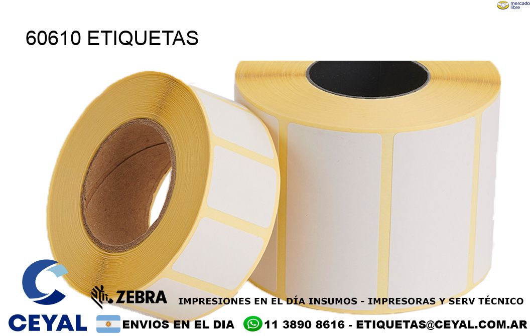 60610 ETIQUETAS
