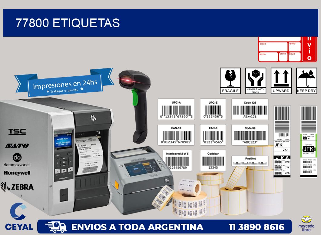 77800 ETIQUETAS