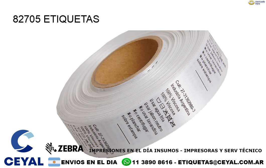 82705 ETIQUETAS