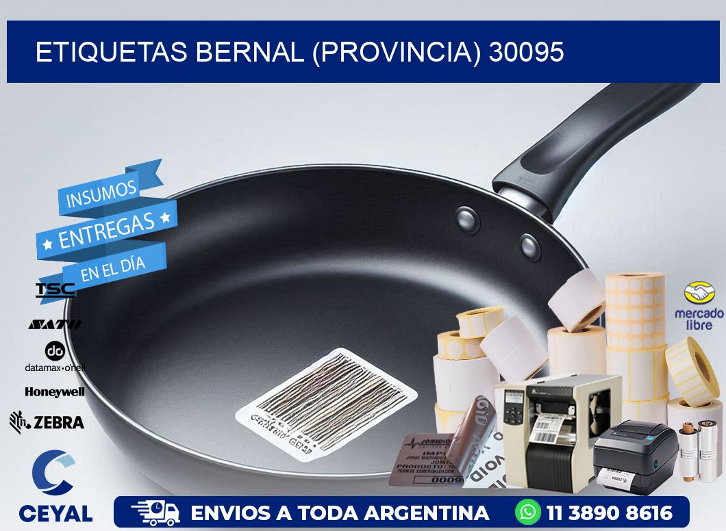 ETIQUETAS BERNAL (PROVINCIA) 30095