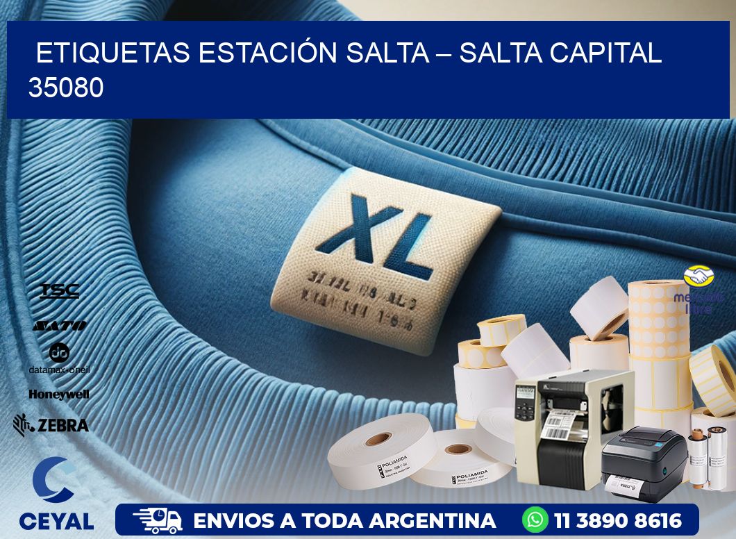 ETIQUETAS ESTACIÓN SALTA – SALTA CAPITAL 35080