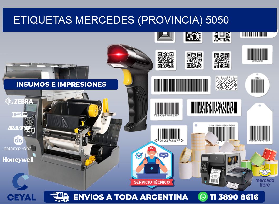ETIQUETAS MERCEDES (PROVINCIA) 5050