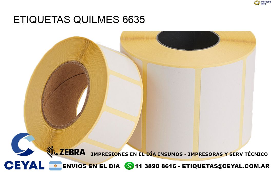 ETIQUETAS QUILMES 6635