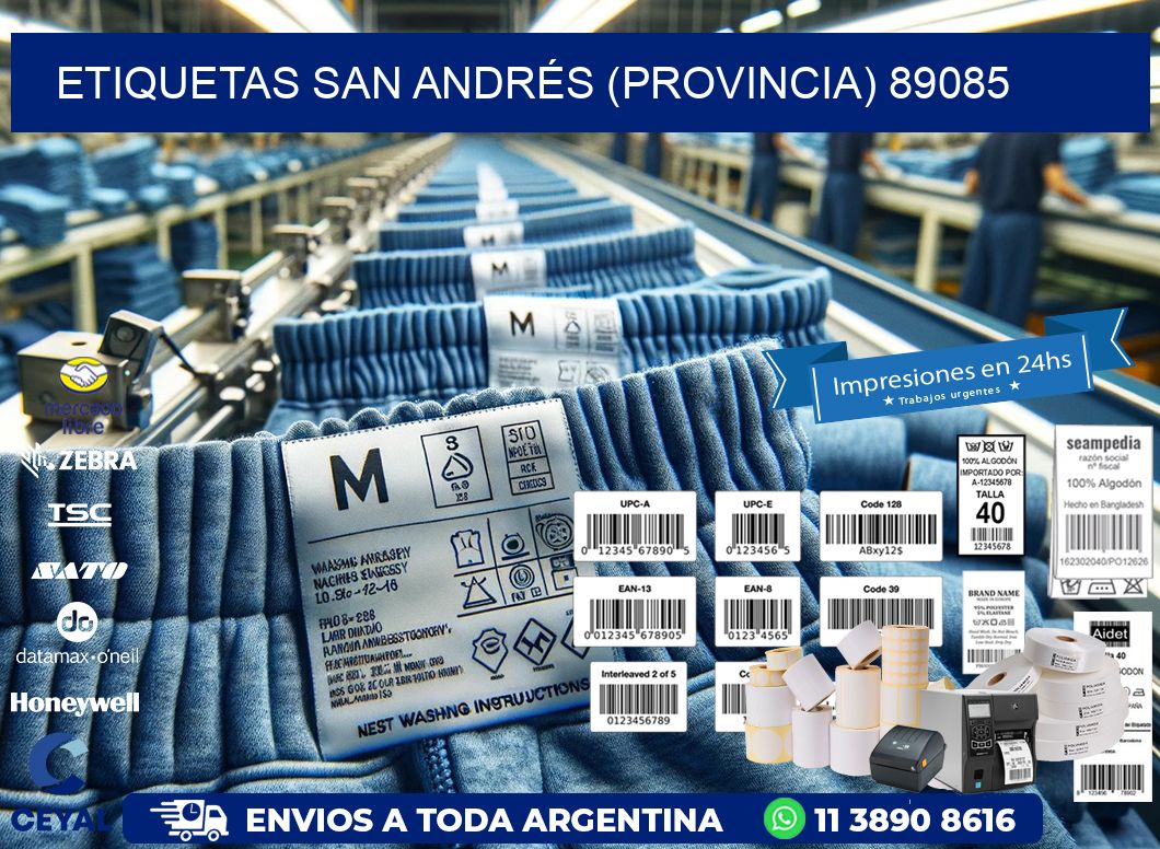 ETIQUETAS SAN ANDRÉS (PROVINCIA) 89085