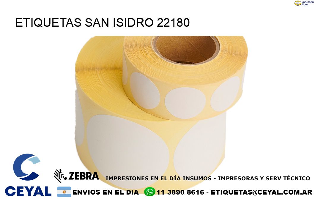 ETIQUETAS SAN ISIDRO 22180