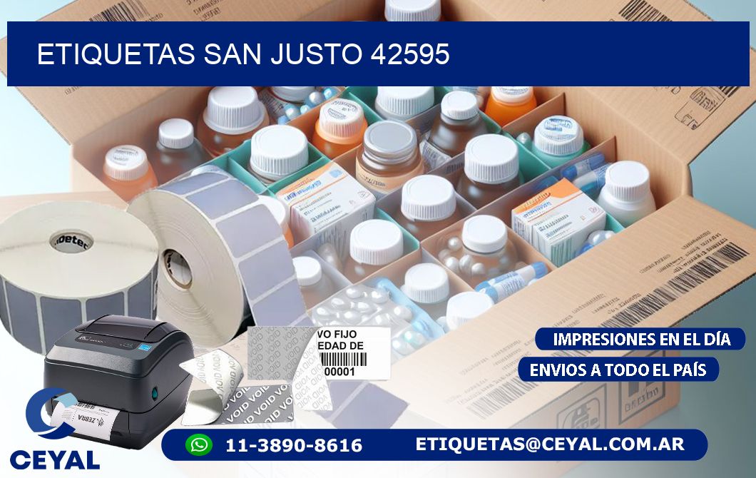 ETIQUETAS SAN JUSTO 42595